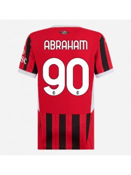 AC Milan Tammy Abraham #90 Zenski Domaci Dres 2024-25 Kratak Rukavima